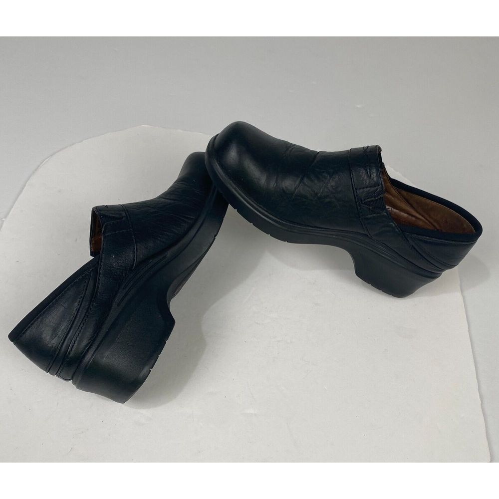 Ariat Santa Cruz Clog Black Leather Work Shoes 93905‎ Women's Size 8 B Comfort